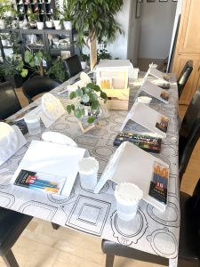 Paint And Sip Party at Home